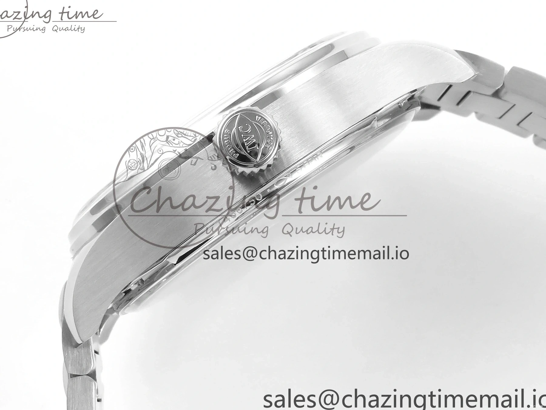 MIROTIME 0202 FashionForward Portugieser Auto IWC0562D APSF 1:1 Best Edition Light Blue Dial on SS Bracelet A 6994